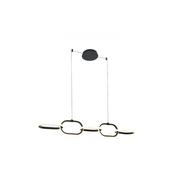 PENDANT LED LIGHT EDIRNA 5 4000K BLACK