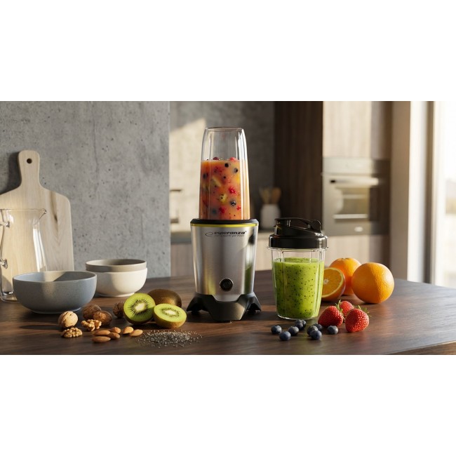 Esperanza EKM028 blender Tabletop blender 1000 W Black, Stainless steel