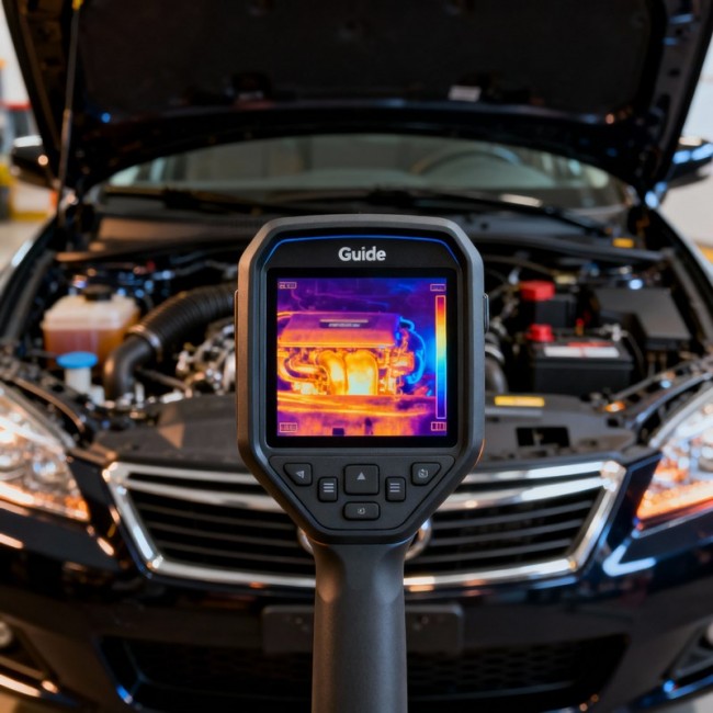 Guide Sensmart E4 thermal imaging camera Graphite 640 x 480 pixels Built-in display LCD