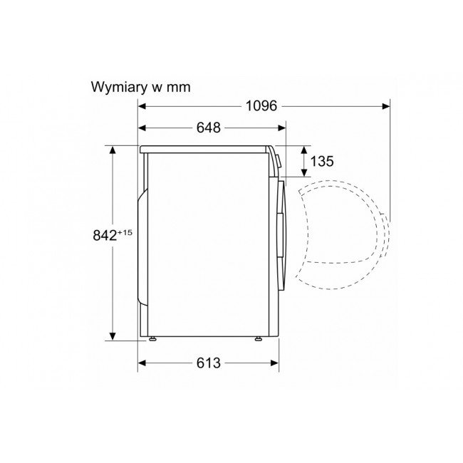 BOSCH WQA23300PL tumble dryer