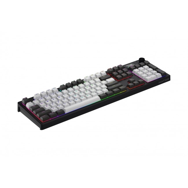 HATOR Skyfall Pro Wireless 100 keyboard Gaming USB + RF Wireless + Bluetooth QWERTY US English Black, Grey HATOR Skyfall Pro Wireless 100 keyboard Gaming USB + RF Wireless + Bluetooth QWERTY US English Black, Grey