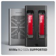 Axagon EEM2-20GD USB-C 20Gbps Dual M.2 NVMe SSD CLONE MASTER Enclosure