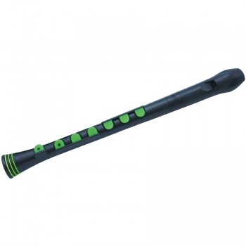 NUVO Recorder+ soprano recorder, black and green