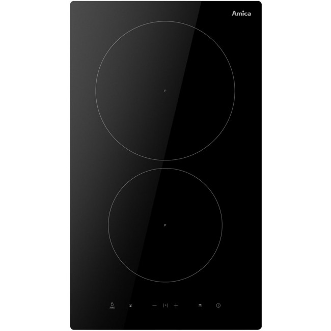 Amica PI3520U Induction hob with 2 cooking zones Black