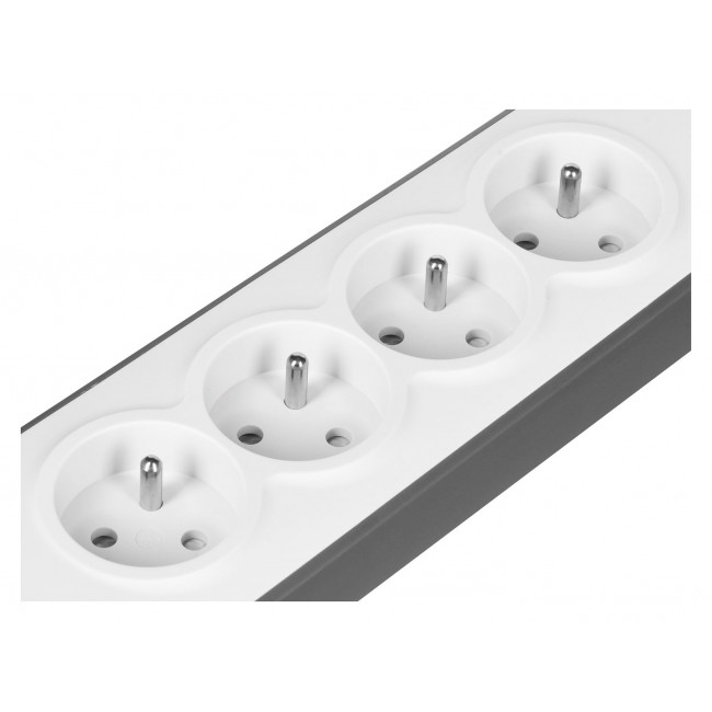 Belkin BSV401CA2M surge protector Black, White 4 AC outlet(s) 2 m