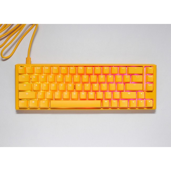 Ducky One 3 Yellow SF keyboard Gaming USB QWERTY US English Ducky One 3 Yellow SF keyboard Gaming USB QWERTY US English