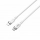 HYPER HyperJuice 240W Silicone USB-C to USB-C Cable (3ft/1m) - White HYPER HyperJuice 240W Silicone USB-C to USB-C Cable (3ft/1m) - White