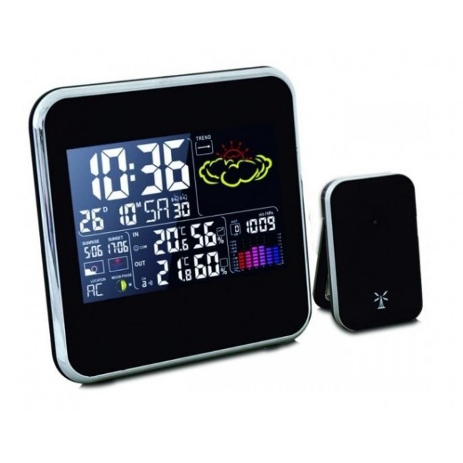 ELECTRONIC THERMOMETER OUTDOOR/INWARD. COLOR LCD DISPLAY ELECTRONIC THERMOMETER OUTDOOR/INWARD. COLOR LCD DISPLAY