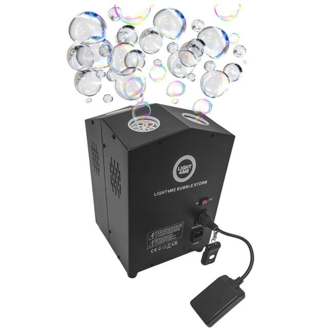 LIGHT4ME BUBBLE STORM soap bubble machine LIGHT4ME BUBBLE STORM soap bubble machine