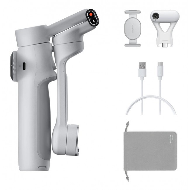 Insta360 Flow 2 AI Tracker Bundle Smartphone camera stabilizer Light grey Insta360 Flow 2 AI Tracker Bundle Smartphone camera stabilizer Light grey