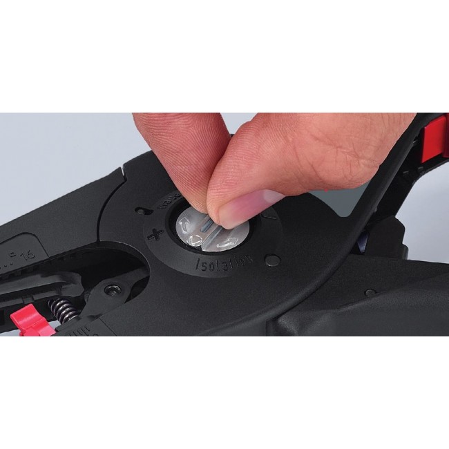 Knipex PreciStrip16 cable stripper Black, Red