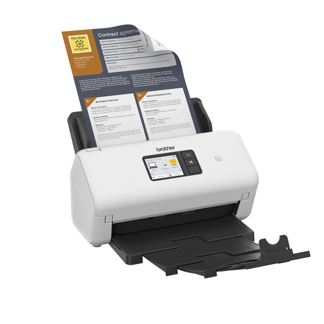 Brother ADS-4550W scanner ADF scanner 600 x 600 DPI Black, White Brother ADS-4550W scanner ADF scanner 600 x 600 DPI Black, White