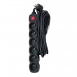 Esperanza ELK219K power extension 5 m 6 AC outlet(s) Indoor Black