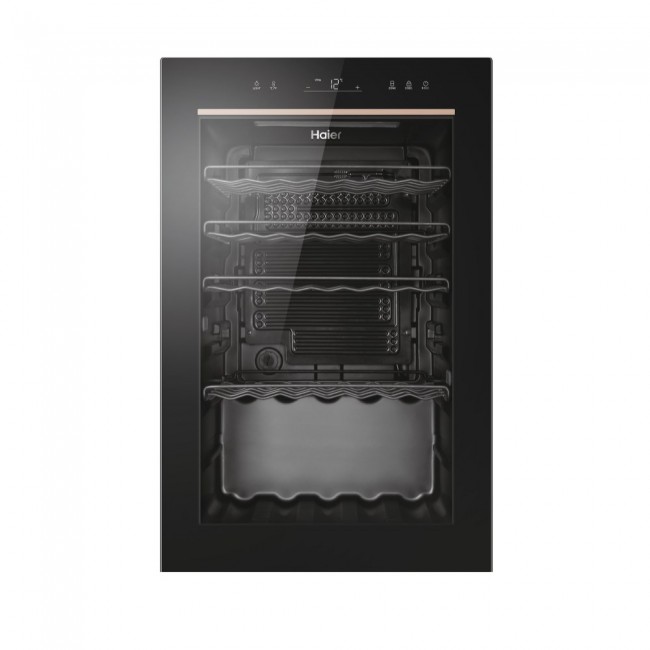 Haier Wine Bank 50 Serie 3 HWS49GAE Compressor wine cooler Freestanding Black 49 bottle(s)