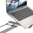 UNITEK D1137AGY01 laptop dock/port replicator Docking USB 3.2 Gen 1 (3.1 Gen 1) Type-C Silver