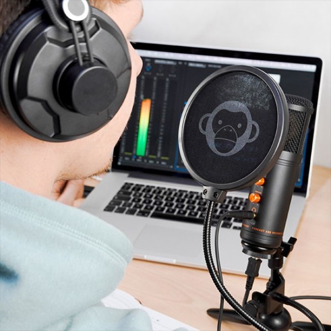 Monkey Banana Mico Black Table microphone