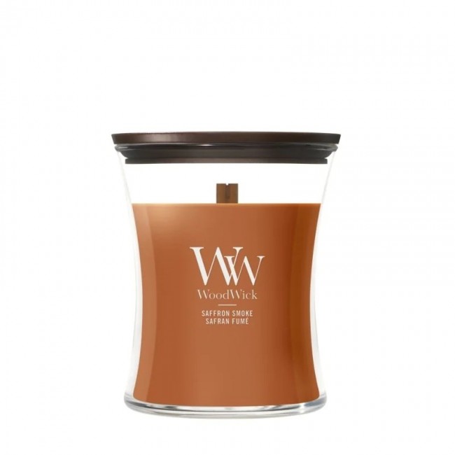 Scented Candle, Medium WOODWICK Saffron Smoke, 1 piece