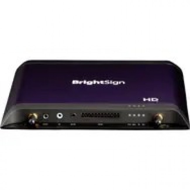 BrightSign HD1026 digital media player Black 4K Ultra HD 3840 x 2160 pixels Wi-Fi BrightSign HD1026 digital media player Black 4K Ultra HD 3840 x 2160 pixels Wi-Fi