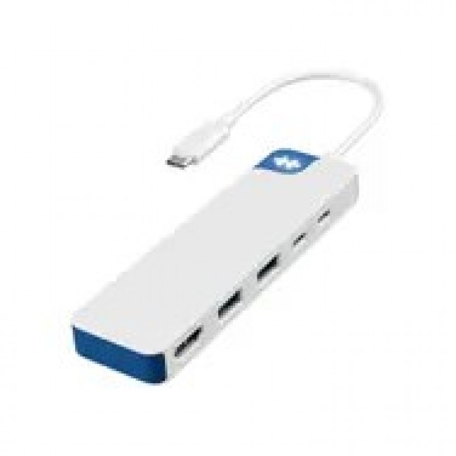 HYPER HD4101BUGL laptop dock/port replicator USB Type-C Blue, White