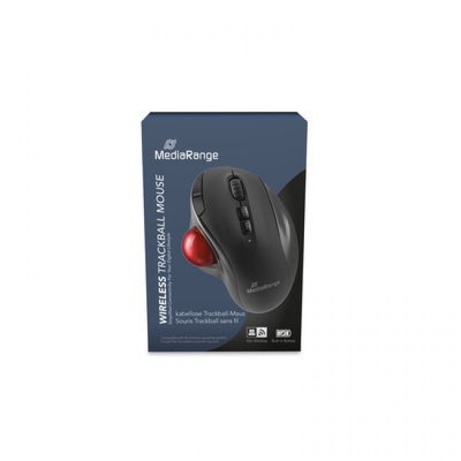 MediaRange MROS263 mouse Home Right-hand USB Type-C Trackball 2400 DPI