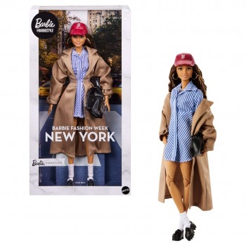 Barbie Signature Collectible Fashion Doll, @BarbieStyle Fashion Week Doll New York Doll Street Style Clothes