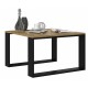 MODERN MINI table 67x67x40 cm Artisan Oak/Black