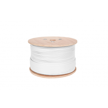 Coaxial cable F690BV. A white spool of 305m