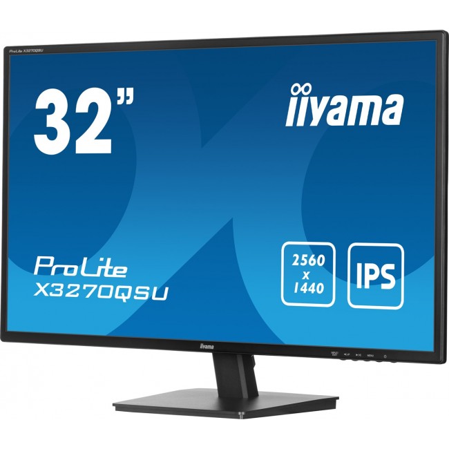 iiyama ProLite X3270QSU-B1 computer monitor 81.3 cm (32 iiyama ProLite X3270QSU-B1 computer monitor 81.3 cm (32