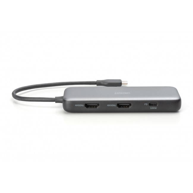Digitus USB-C docking station, 8-port Digitus USB-C docking station, 8-port