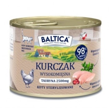 BALTICA Smaki region w Chicken - wet cat food - 185g