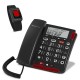 amplicomms BigTel 50 Alarm Plus Analog telephone Caller ID Dark Grey