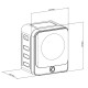 GreenBlue electric tumble dryer for clothes, 3kg load, GB415 GR
