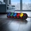 Maclean MCE204M power extension 1.5 m 5 AC outlet(s) Indoor Black, Multicolour Maclean MCE204M power extension 1.5 m 5 AC outlet(s) Indoor Black, Multicolour