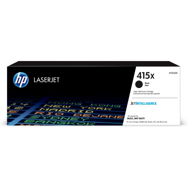 HP 415X - Hojtydende - sort - original HP 415X - Hojtydende - sort - original