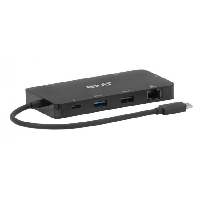 CLUB3D 9-1 Dual HDMI USB-C Hub PD3.0 100W