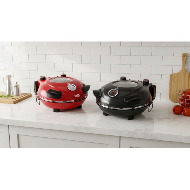 TEESA SUPREME pizza oven, 1200 W, 32 cm, window, removable stone