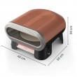 Tefal JM600T pizza maker/oven 1 pizza(s) Terracotta