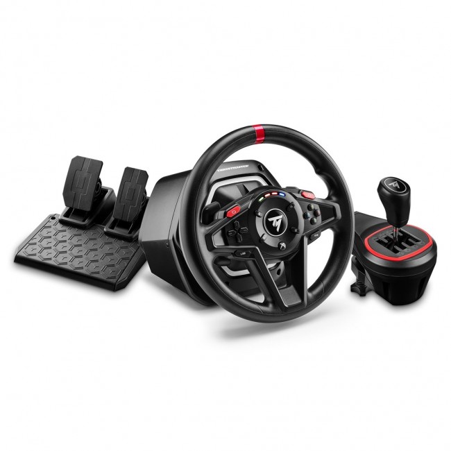 Thrustmaster T128 Shifter Pack Black USB Steering wheel + pedals + shifter Analogue / Digital PC, Xbox One, Xbox One S, Xbox One X, Xbox Series S, Xbox Series X