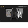 ASUS ROG SLASH Edition 20 backpack Roll top backpack Black Polyester, PU leather