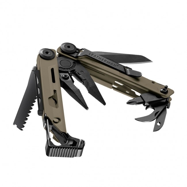 Leatherman SIGNAL multi tool pliers Pocket-size 19 tools Black, Tan