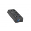 NATEC HUB USB 3.0 MANTIS 2 4-PORTS WITH SWITCH+POWER SUPPLY NATEC HUB USB 3.0 MANTIS 2 4-PORTS WITH SWITCH+POWER SUPPLY