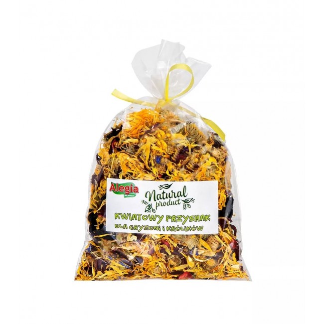 ALEGIA Floral treat - treat for rodents and rabbits - 50g ALEGIA Floral treat - treat for rodents and rabbits - 50g