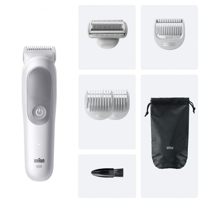 Braun Series 5 80789712 body groomer/shaver Light grey