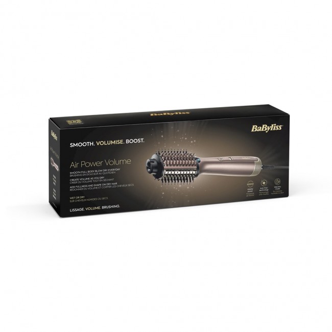 BaByliss AS95E Air Power Volume Hot air brush Champagne 1000 W BaByliss AS95E Air Power Volume Hot air brush Champagne 1000 W