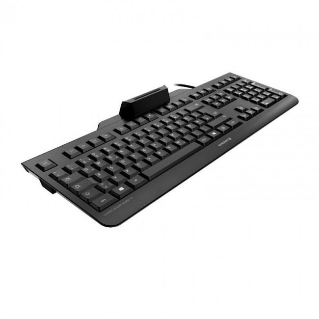 CHERRY SECURE BOARD 1.0 keyboard Office USB QWERTZ German Black