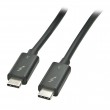 Lindy 0.5m Thunderbolt 3 Cable, Passive Lindy 0.5m Thunderbolt 3 Cable, Passive