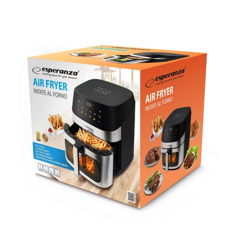 Esperanza EKA005 Non-fat fryer 8L, 1600W Inox