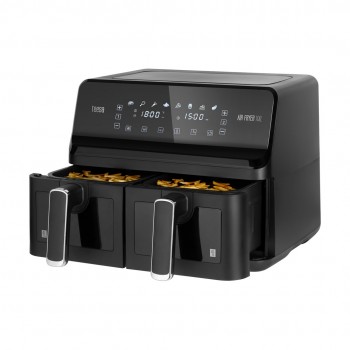 Frytkownica bezt uszczowa TEESA AIR FRYER DUAL POT XXL 8L 2700W