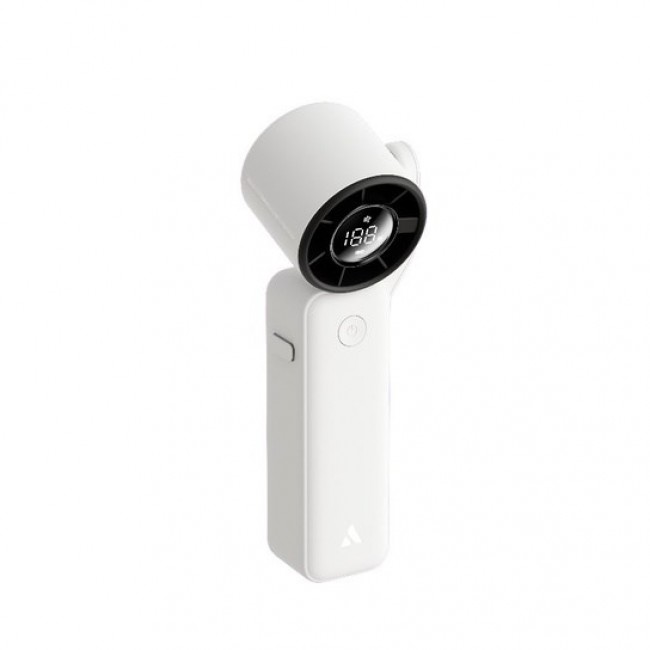 AECOOLY Halo 04 ICING Foldable Handheld Fan with Cooling Plate, White