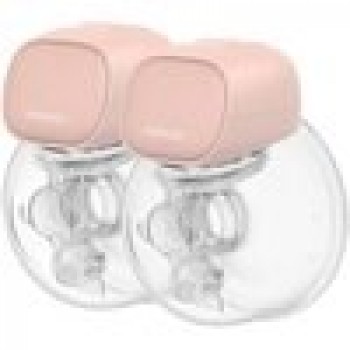 MOMCOZY S9 Pro Wearable Breast Pump, Pink, Double Set